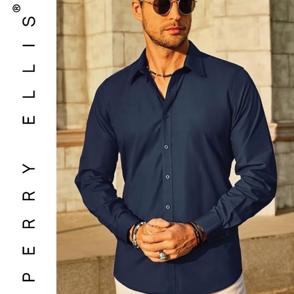 PERRY ELLIS Casual Button Down Shirt | X-Large - Picture 1 of 11